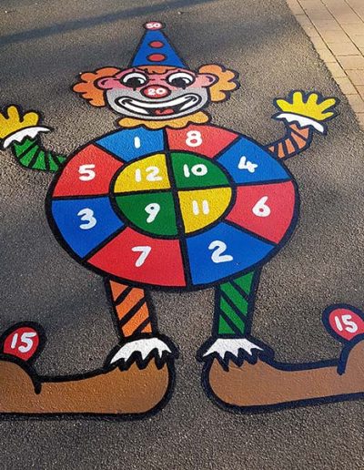 The Clown Target is a great outdoor math and motor skills game for both little and big kids.