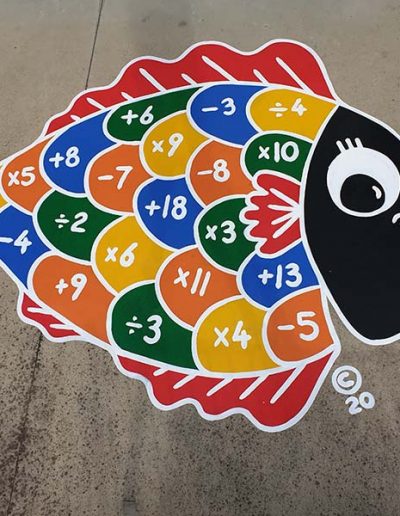 The lovely bright Math Fish is a game to help children identify different times tables and ways of counting. Each of the scales has a different times table.