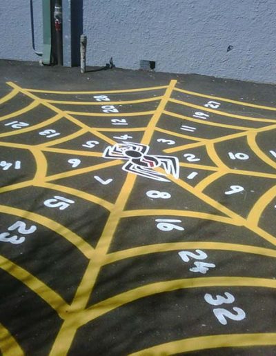 The Spider Web is a great game to assist children with their counting and motor skills movment around the web.